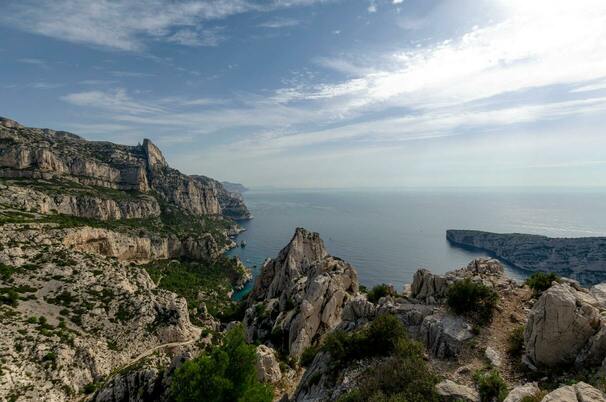 Photo d'une calanque du Parc national des Calanques